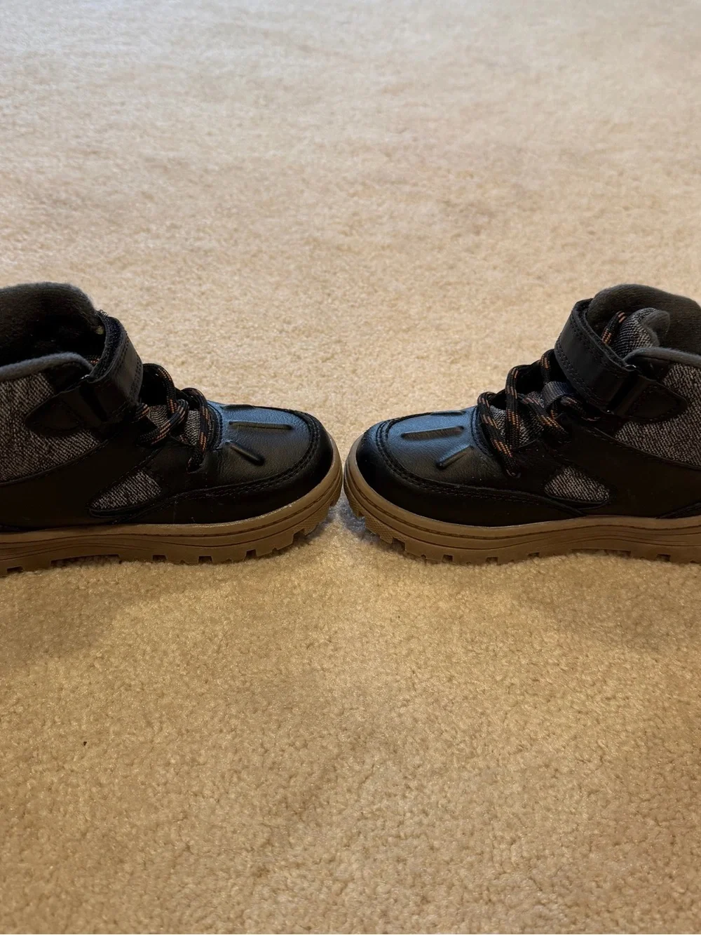 Carter's Black and Tan Kids' Outdoor Boots